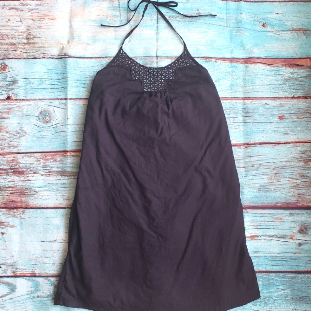 Old Navy black halter sundress size extra small